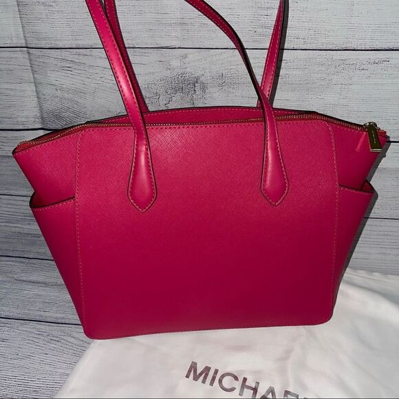 Michael Kors Marilyn Large Leather Tote - Picture 5 of 9